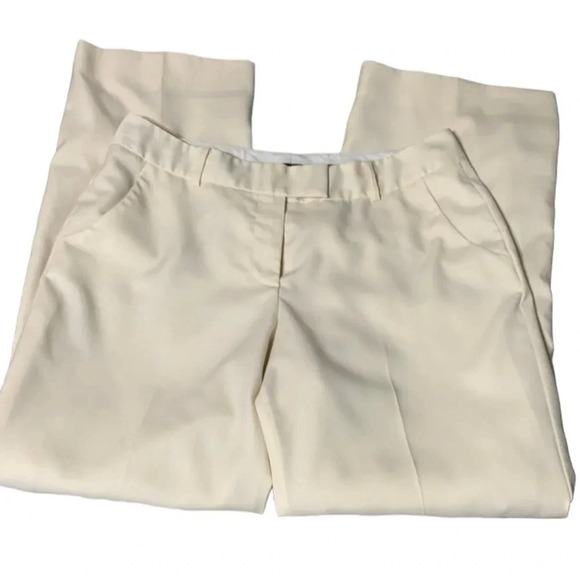 Anne Klein women's size 8p lined cream trousers - Picture 1 of 3